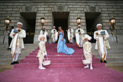 The entrance to the Ballet gala
