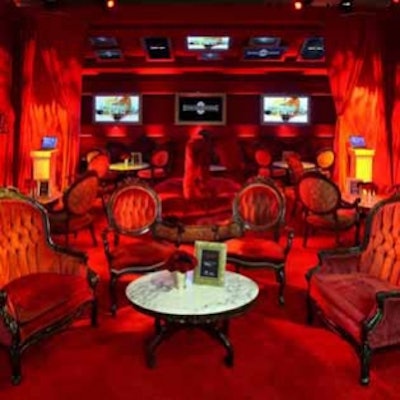 Verizon lounge.