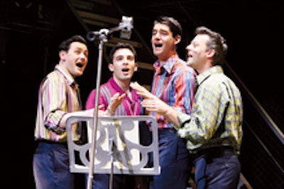 The cast of Jersey Boys