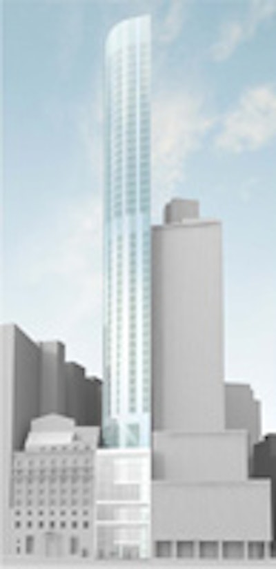 A rendering of Nobu Hotel and Residences