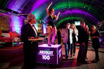 The official Absolut 100 Kanye West after-party