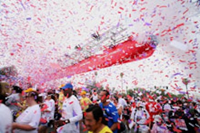 Participants starting Saturday's race