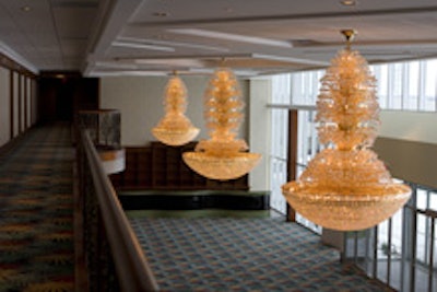 The foyer at the Markham Event Centre