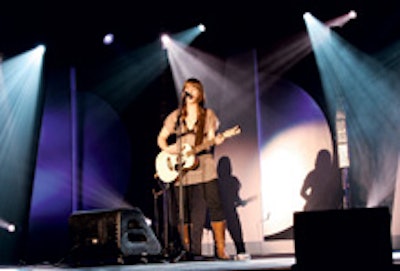 Serena Ryder performed at the 2007 R.M.B. Crystal Awards.