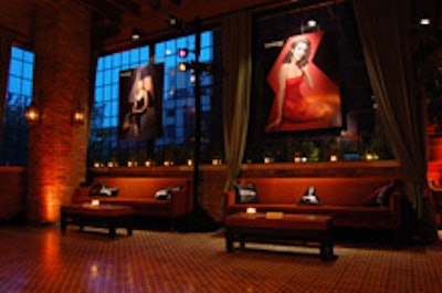 Television inspired the decor at the Bowery Hotel.