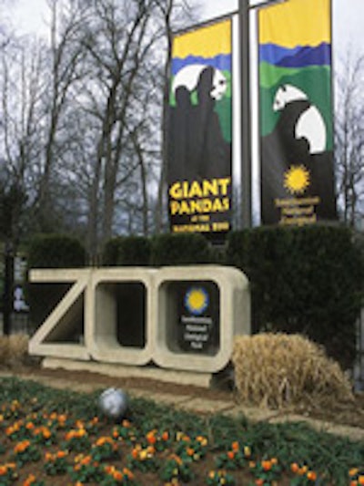 The Connecticut Avenue entrance of the National Zoological Park