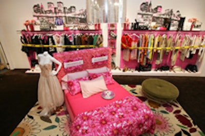 The bedroom set up at Decadestwo