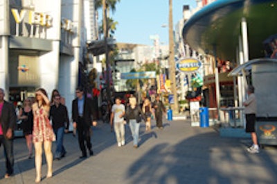 Guests made their way from the awards show to the after-party at Universal Citywalk.