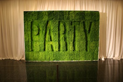 'Party ' on a garden
