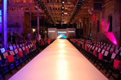 The Ford Model Search runway
