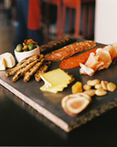 Neal Fraser's charcuterie spread