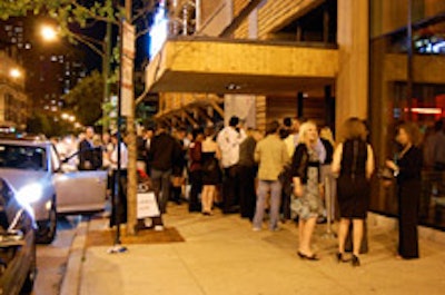 The crowd outside Zed451