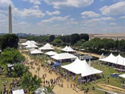 The Smithsonian Folklife Festival on the National Mall