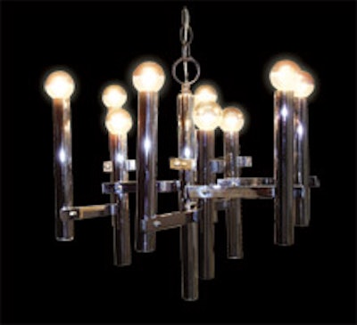 Modprop.com's Parzinger-style chandelier