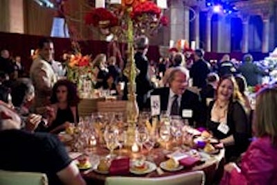 A table at the ISES award gala