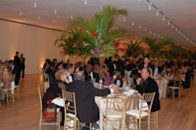 The V.I.P. dinner reception at the Art Institute's Royal Gala