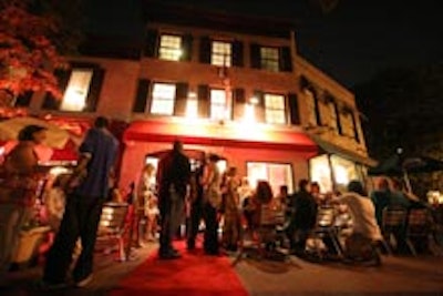 The opening crowd for Spike Mendelsohn's Good Stuff Eatery