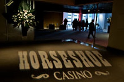 The Horseshoe Casino party's entrance