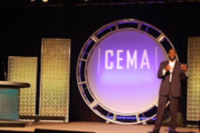 Microsoft's Rodney Clark on CEMA's stage