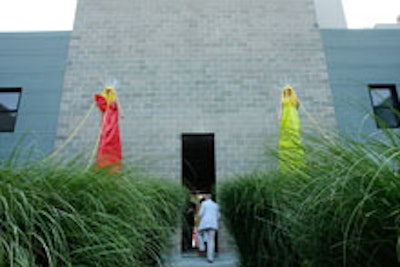 The installation at the Watermill Center's main entrance