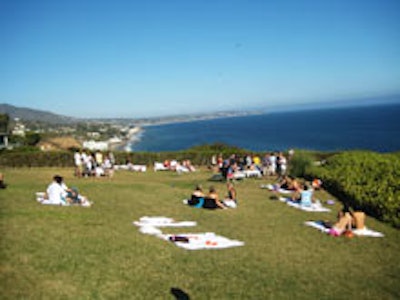 The ocean view from Project Beach House