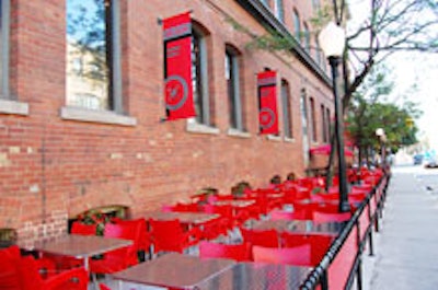 The patio at Bier Markt on King Street West