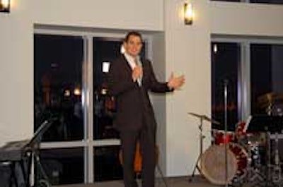 Bill Rancic at the '75 Years of Progress ' event