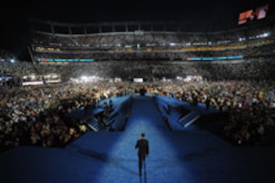 Barack Obama at Denver's Invesco Field