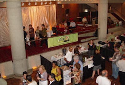 Nearly 1,400 people made their way through the tasting area of the expanded 2008 Gourmet Feastival.