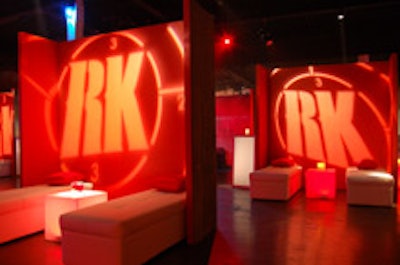 Mini V.I.P. lounges at the Righteous Kill after-party