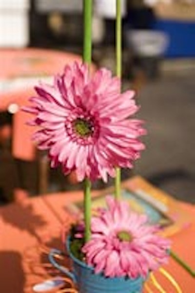 Centerpieces at a Concern Foundation fund-raiser