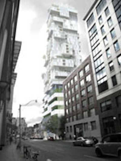 A rendering of Gansevoort Toronto on Richmond Street