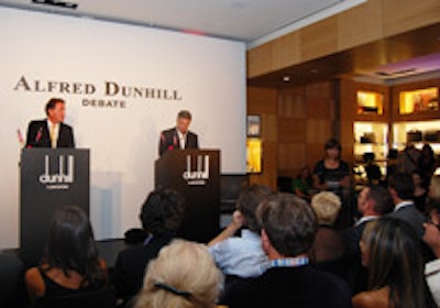 Alfred Dunhill's inaugural Dunhill Debates
