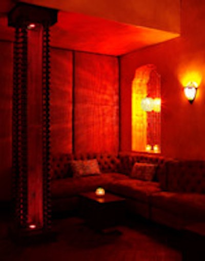 Seating in Bardot's lounge