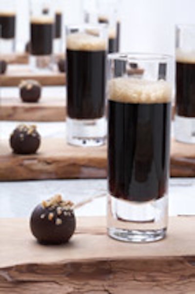 A beer and truffle pairing from Vosges
