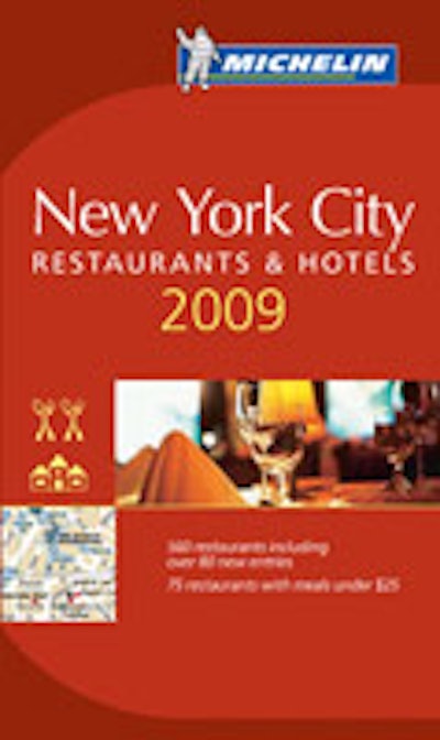 2009 Michelin Guide to New York City