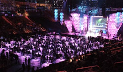 American Airlines Arena hosted the second annual Miami Children's Hospital Foundation Diamond Ball and private concert.