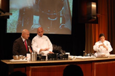 Thermador's cooking contest-style press event