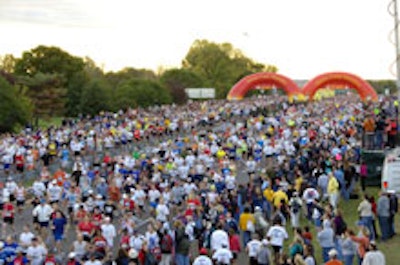 The 2007 Marine Corps Marathon starting point