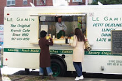 The new Le Gamin Mobi food truck.
