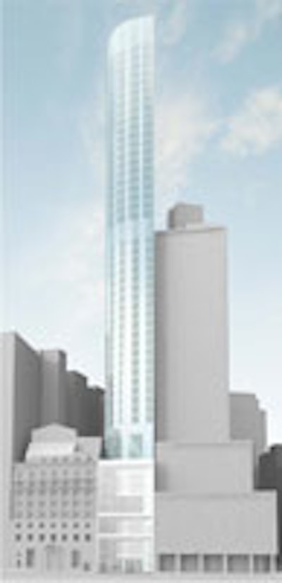 A rendering of the planned Nobu Hotel and Residences