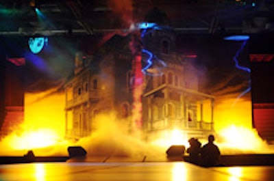 The stage show at Fashion Cares