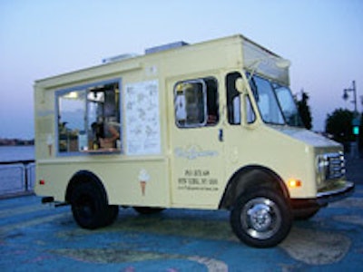 The Van Leeuwen Ice Cream truck