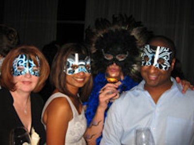Guests at Kim Crawford Wines ' Midnight Masquerade