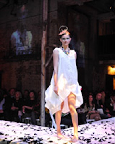 The runway show at Fashion Takes Action's Green Gala