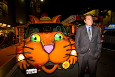 Chuck Woolery at the Meow Mix party