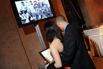 Interactive terminals at the United Way gala