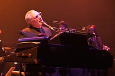 Steely Dan performing at the Samuel Waxman Foundation gala