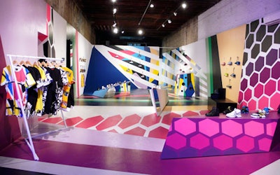 Reebok's Bowery pop-up