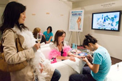 Pampering by Bliss at the Buzz Girls event